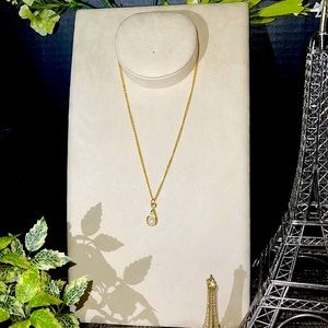 Gold plated Women’s necklace simulated pearl